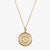 Gold Vermeil 14K Gold Baylor Sunburst Crest Necklace