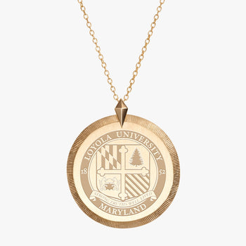 Loyola of Maryland Florentine Necklace Gold