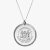 Silver Florentine Crest Necklace