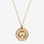 Gold Penn Florentine Crest Necklace
