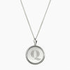 Quinnipiac Sunburst Necklace Sterling Silver