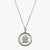 Silver SMU Sunburst Crest Necklace