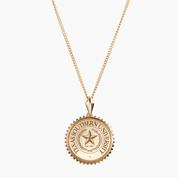 Texas Southern Sunburst Necklace on Cable Chain