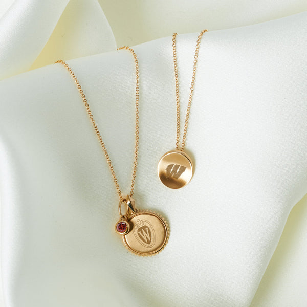 Wisconsin Logo Necklace