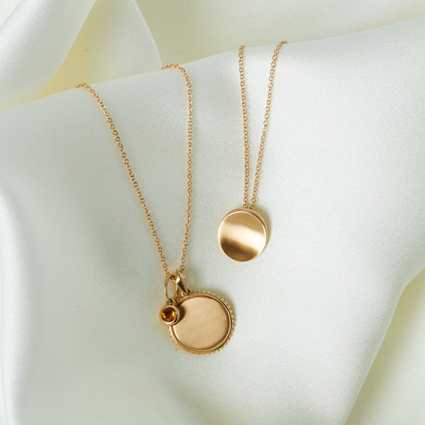 Delta Delta Delta Sunburst Crest Necklace