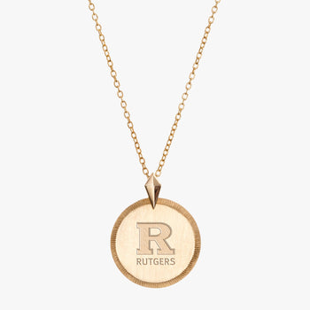 Rutgers Logo Florentine Pendant