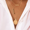 Brown Florentine Necklace Cavan Gold on figure