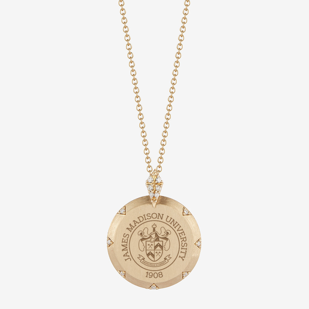 JMU 7-Point Diamond Pendant