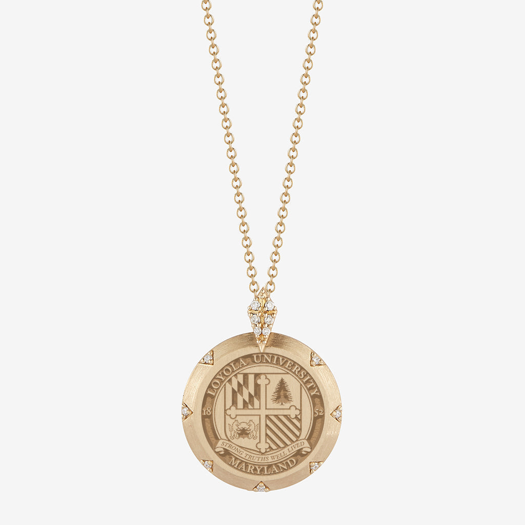 Loyola of Maryland 7-Point Diamond Necklace