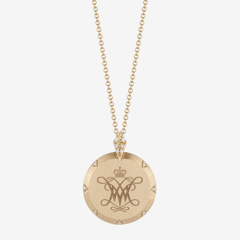 William & Mary 7-Point Diamond Pendant
