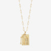 UGA Glory Glory Rectangle Pendant