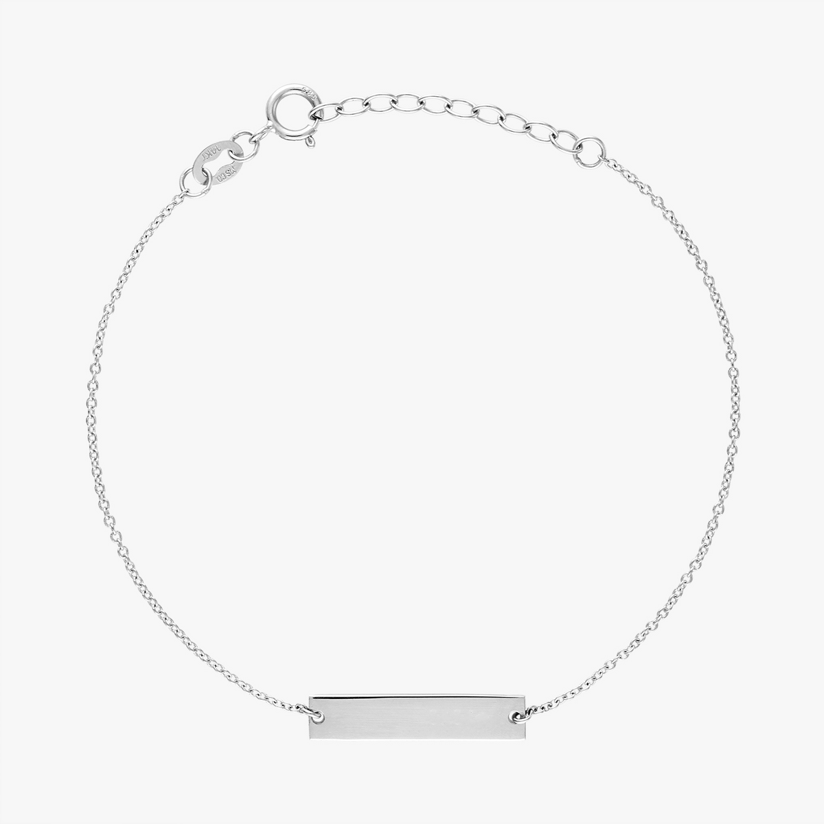 personalized bracelet sterling silver