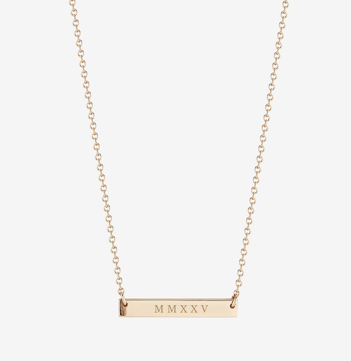 MMXXV 2025 Horizontal Bar Necklace