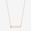 Personalized Horizontal Bar Necklace