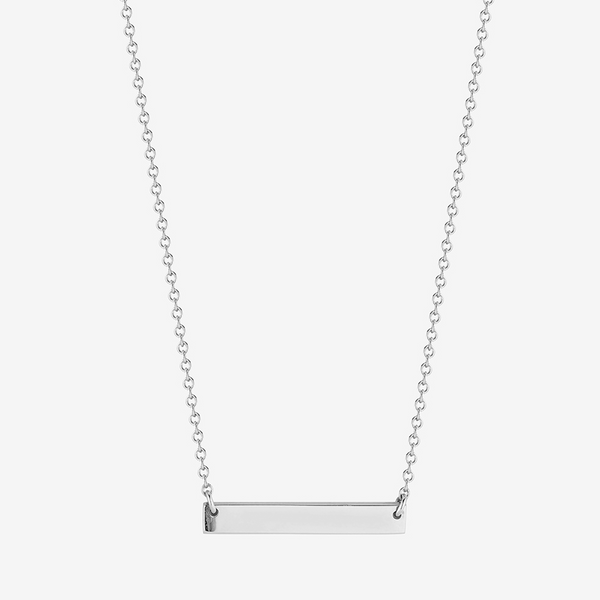 Personalized Horizontal Bar Necklace