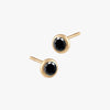 Black Onyx Bezel Studs (Pair)