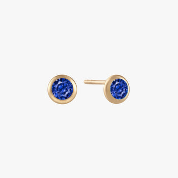 Sapphire Bezel Studs