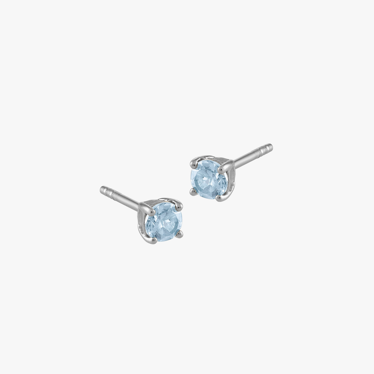 Aquamarine Stud Earring