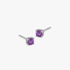 Amethyst Stud Earrings