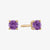 Amethyst Stud Earrings