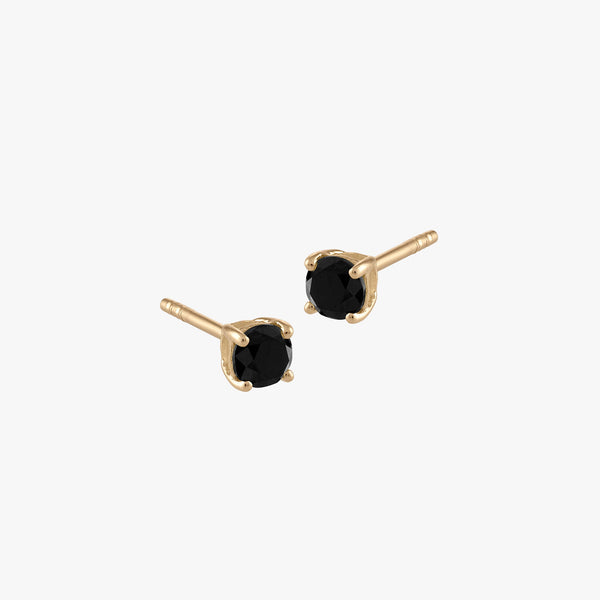 Black Onyx Stud Earring