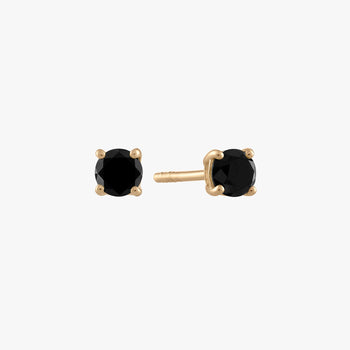 Black Onyx Stud Earrings