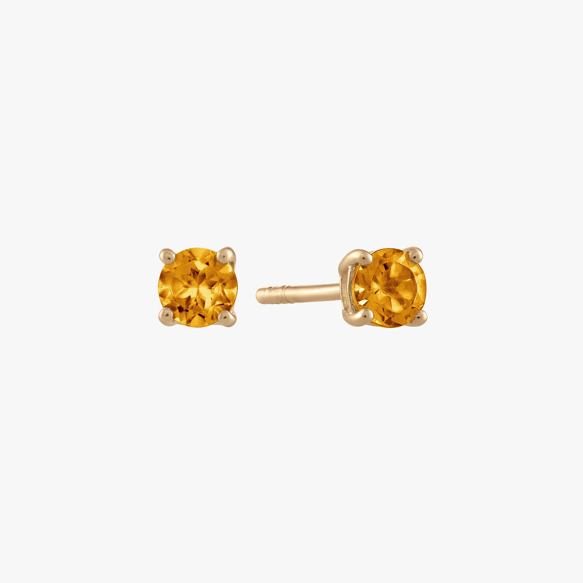 Citrine Stud Earrings