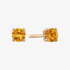 Citrine Stud Earrings