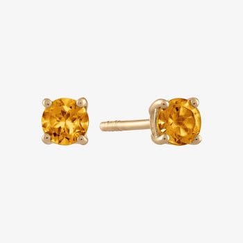 Citrine Stud Earrings