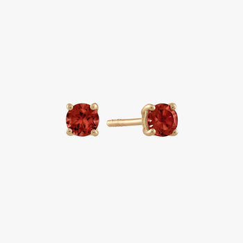 Garnet Stud Earring