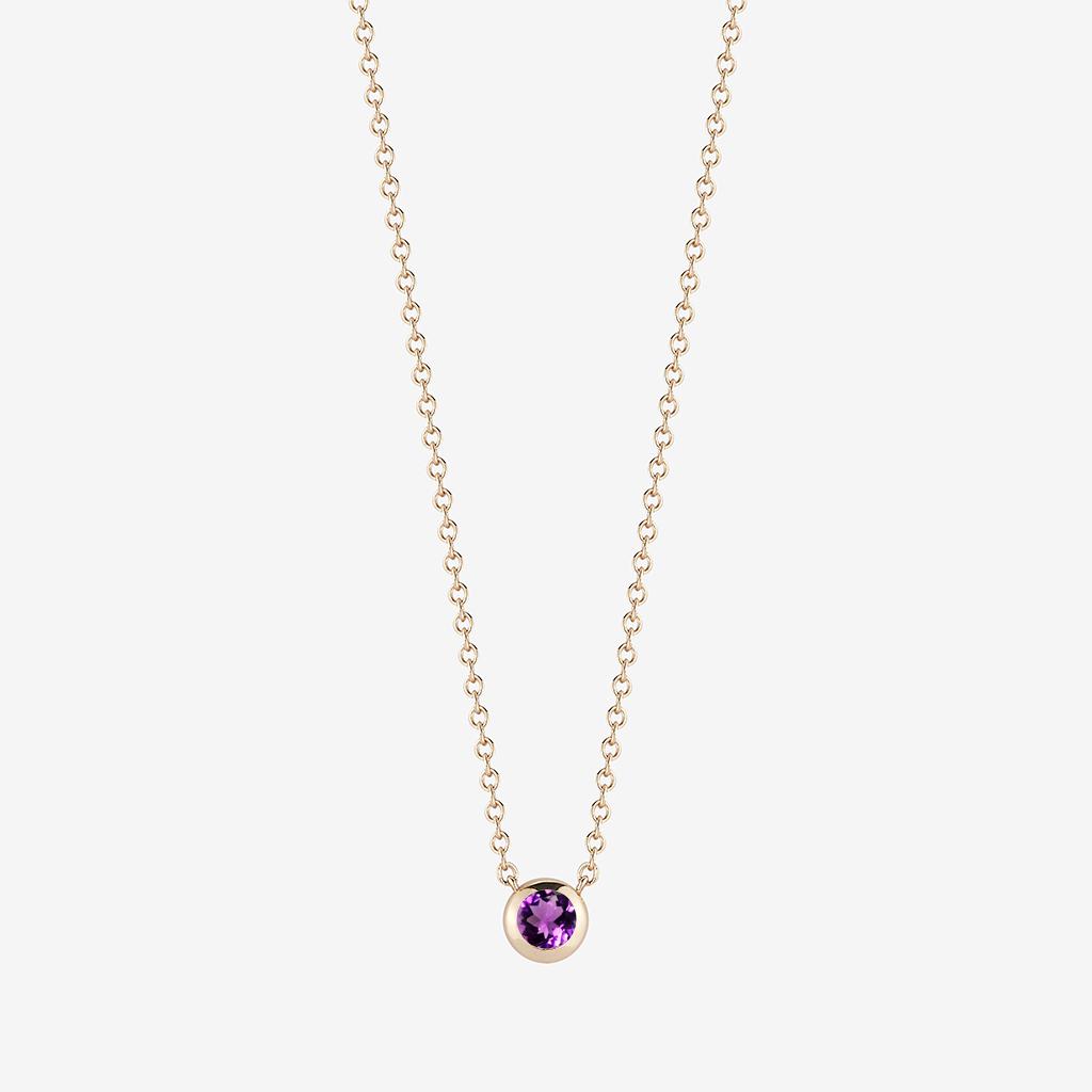 Amethyst Gemstone Necklace