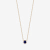 sapphire gemstone necklace bezel set