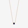 sapphire gemstone necklace bezel set