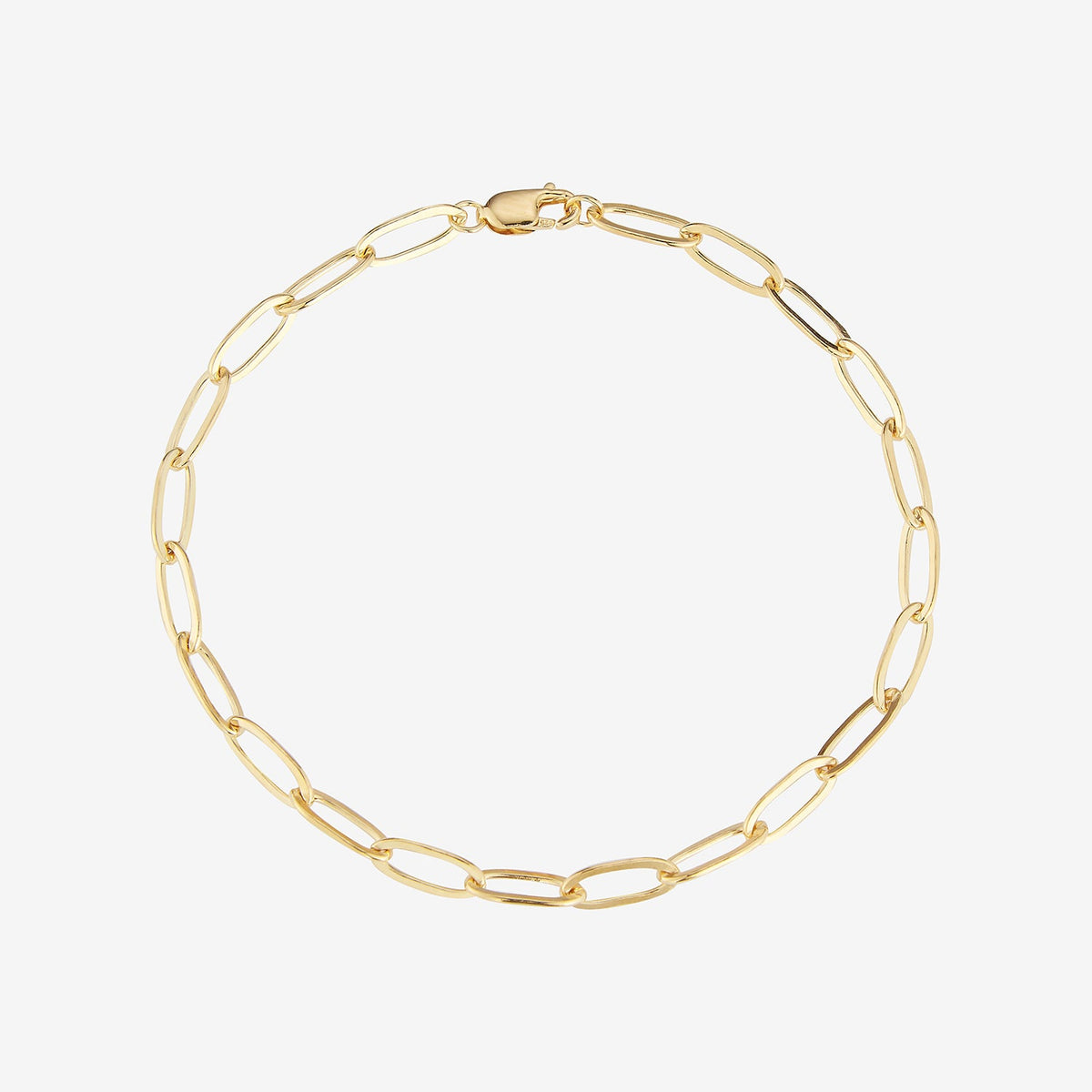 Gold Large Link Chain Bracelet