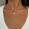 Fordham F Necklace on figure