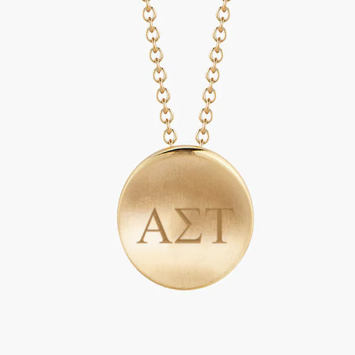 Alpha Sigma Tau Letters Necklace