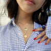 Indiana Logo Sunburst Pendant