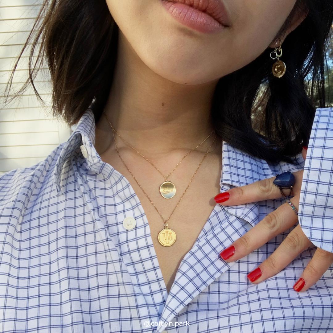 Indiana Logo Sunburst Pendant