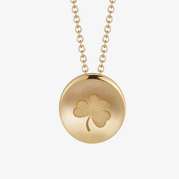 Notre Dame Shamrock Necklace