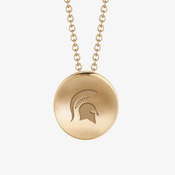 Michigan State Spartan Necklace
