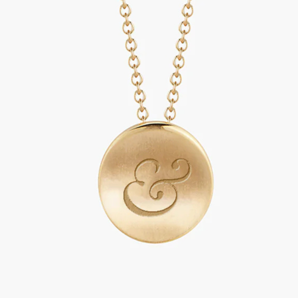William & Mary Ampersand Necklace