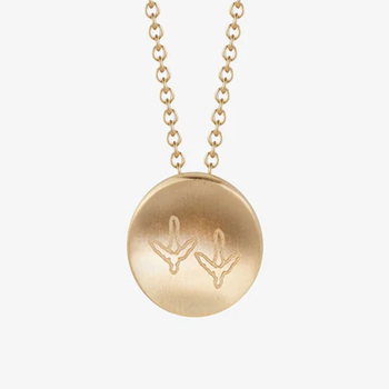Virginia Tech Hokie Tracks Necklace