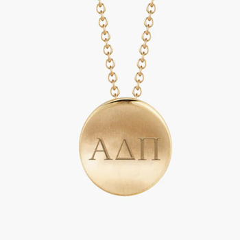 Alpha Delta Pi Letters Necklace
