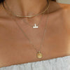 Clemson Tillman Hall Necklace on figure