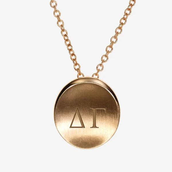 Delta Gamma Letters Necklace