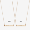 Cathedral Horizontal Bar Necklace