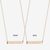 Cathedral Horizontal Bar Necklace