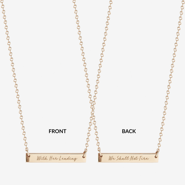 Cathedral Horizontal Bar Necklace