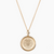 Fairfield Sunburst Necklace with Cable Chain