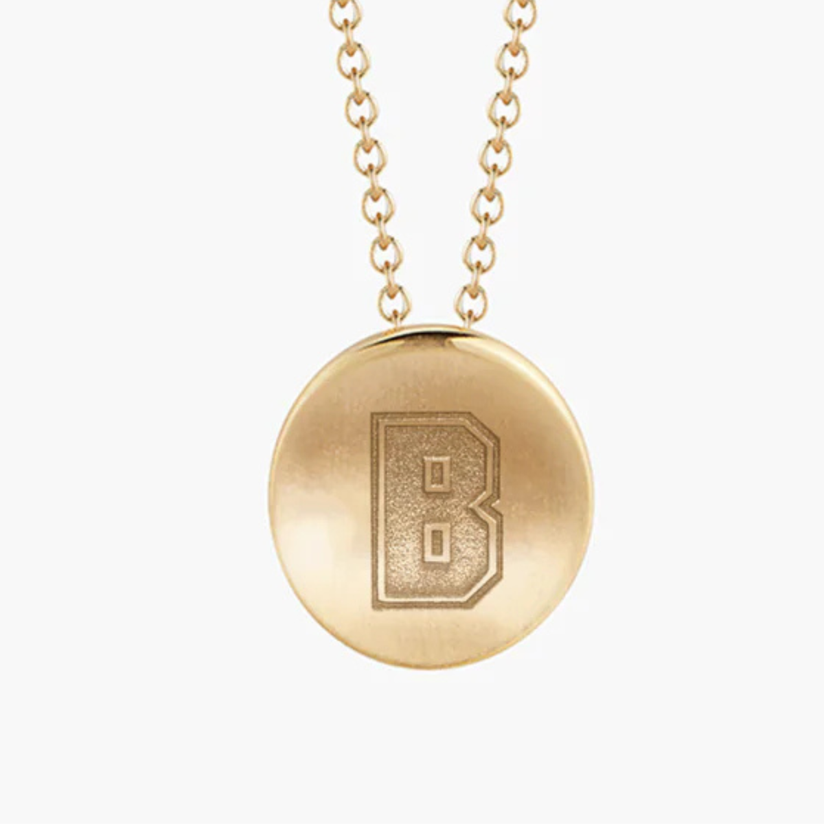 Brown B Necklace